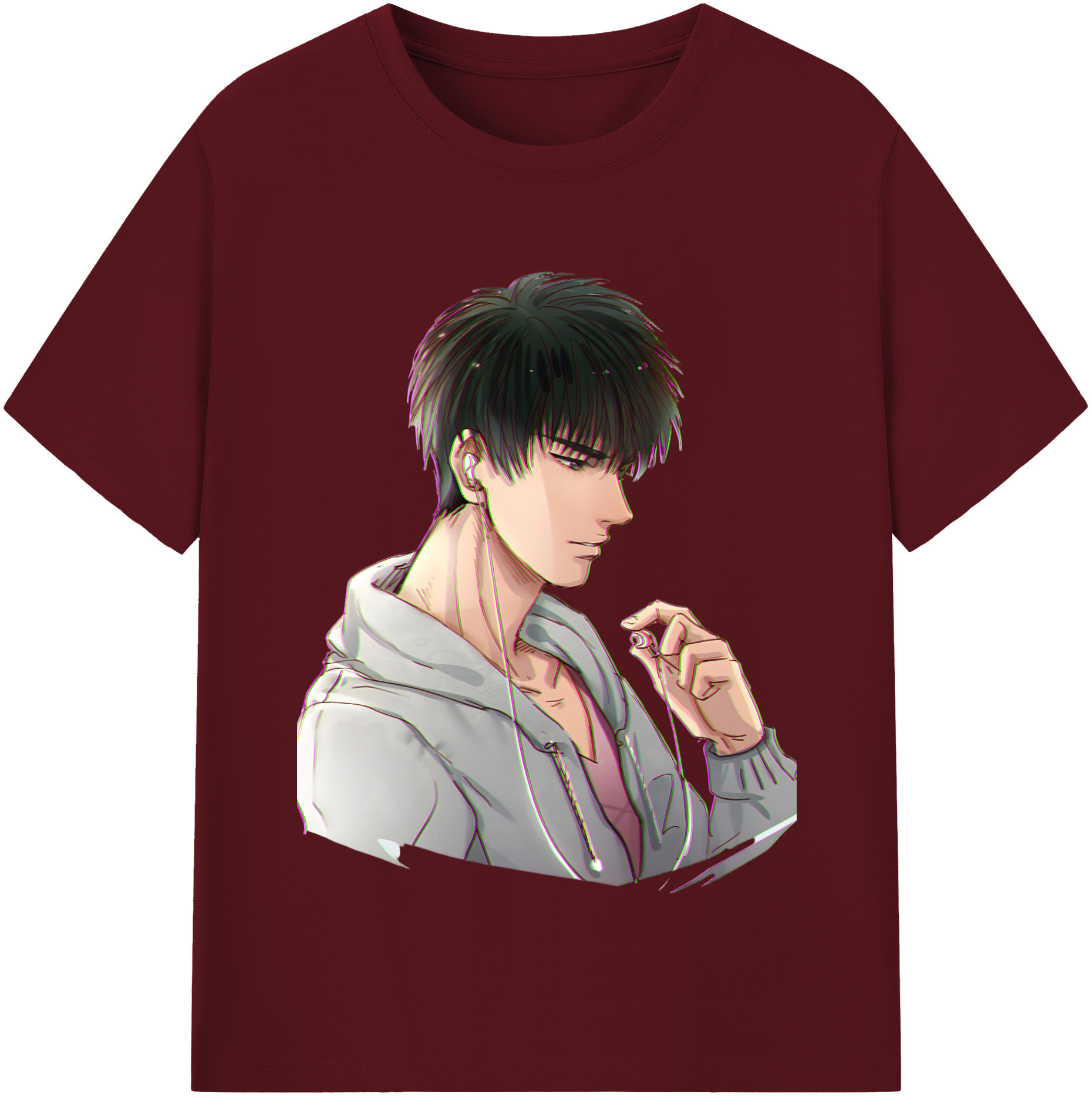 SLAM DUNK／スラムダンク 綿100％半袖Tシャツ（フロントプリント）